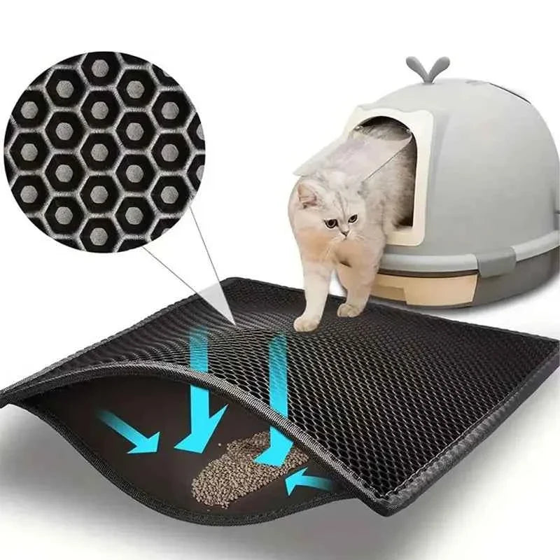 Pawpawp Double-Layer Cat Litter Mat