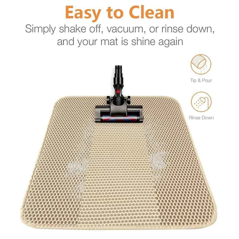 Pawpawp Double-Layer Cat Litter Mat