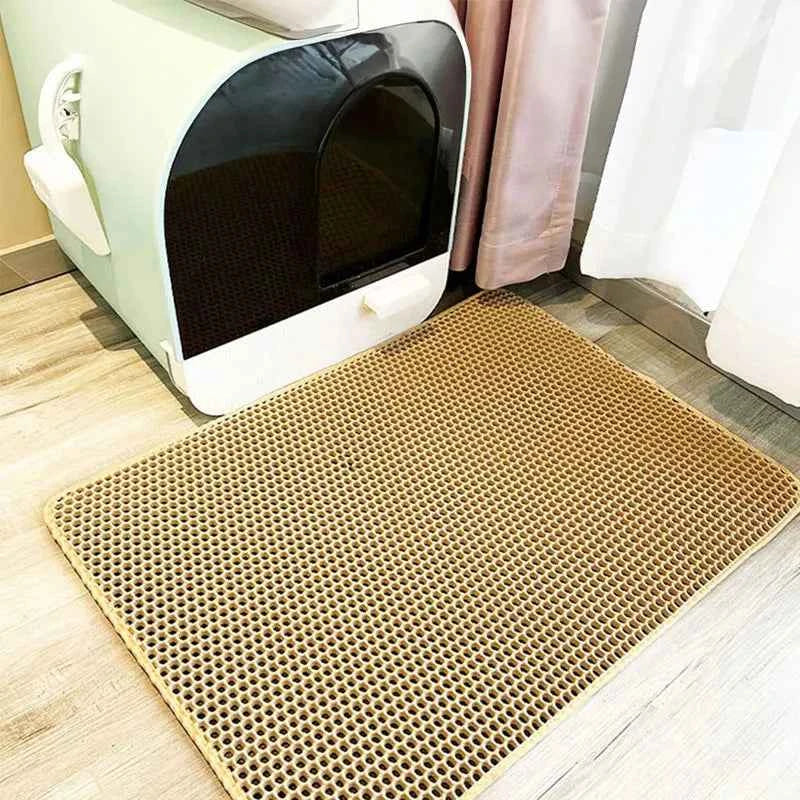 Pawpawp Double-Layer Cat Litter Mat