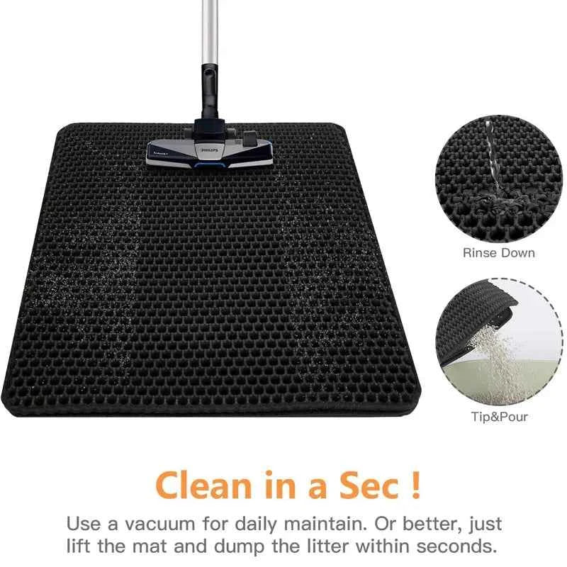Pawpawp Double-Layer Cat Litter Mat