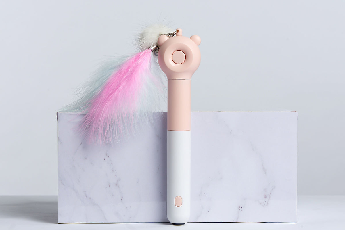 Pet Life KITIQUE 3-in-1 Cat Teaser Wand with Laser