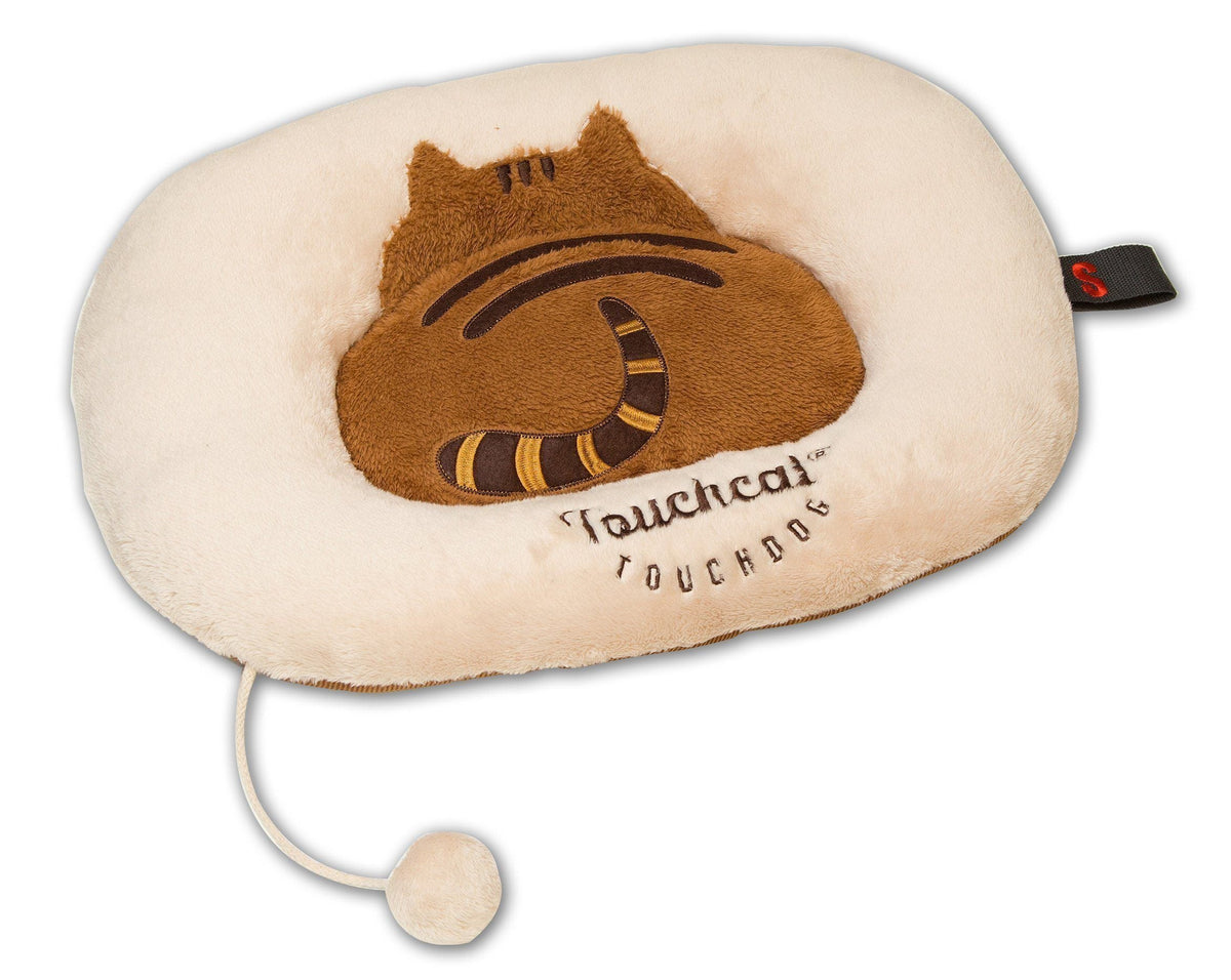 Plush Cat Bed with Water-Resistant Base