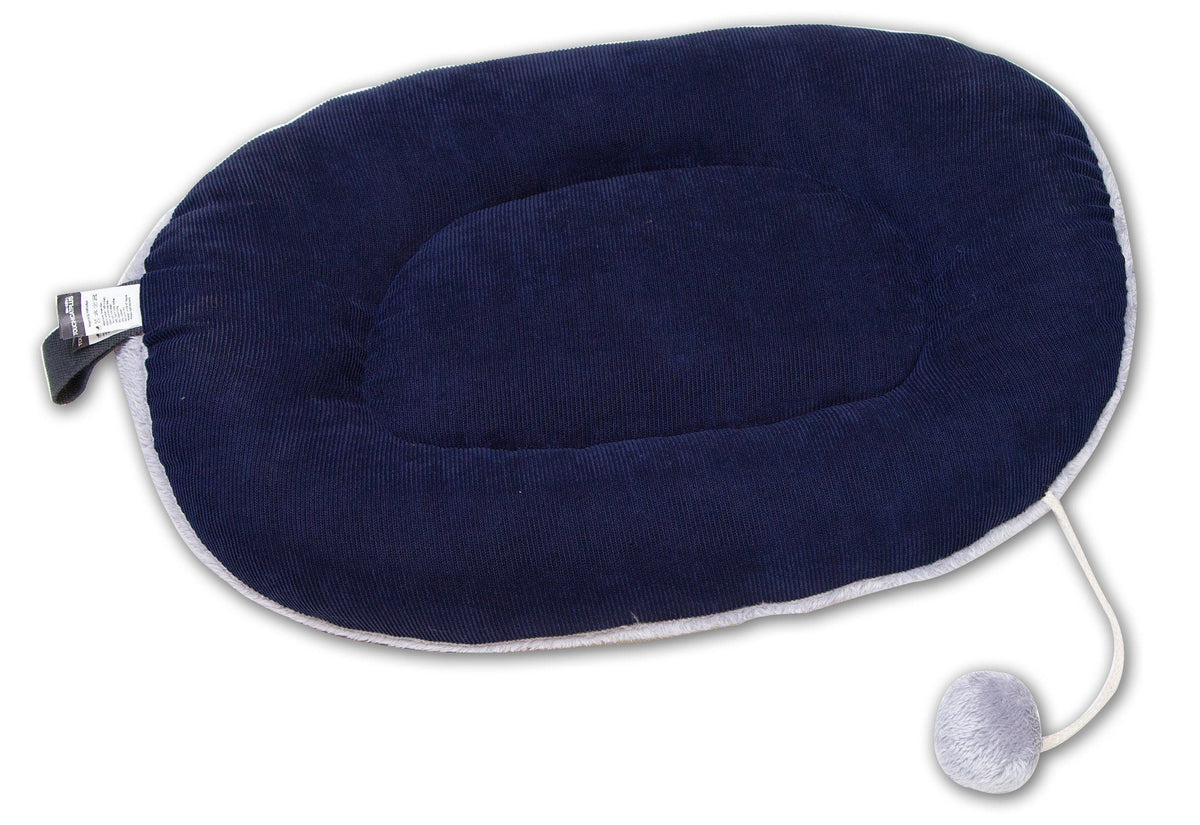 Plush Cat Bed with Water-Resistant Base