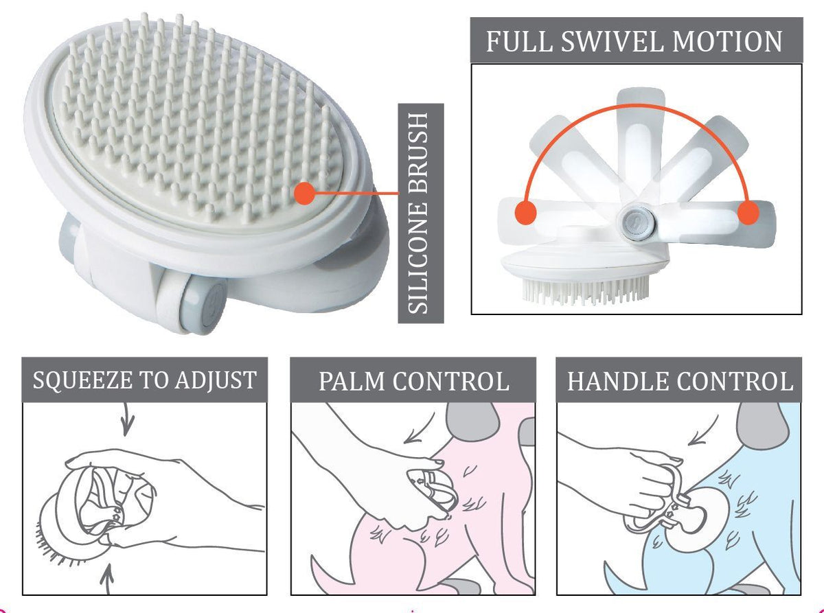 Pet Life® Gyrater Cat Grooming Brush