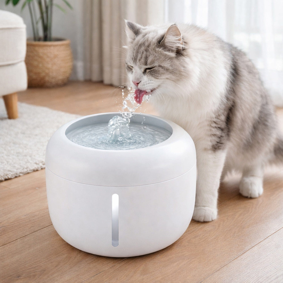 Pet Life Moda-Pure Filtered Cat Fountain