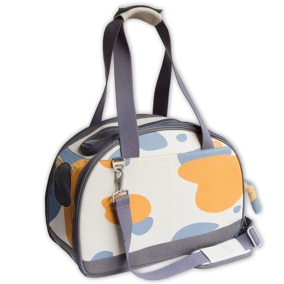 Cat Comfort Duo: Plush Bed + Soft-Sided Carrier